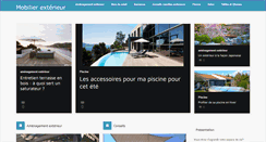 Desktop Screenshot of mobilier-exterieur.net
