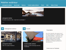 Tablet Screenshot of mobilier-exterieur.net